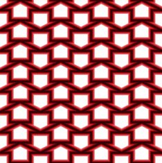 Arrows seamless pattern red variant
