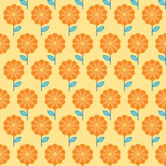 Floral seamless pattern Flowers background N6