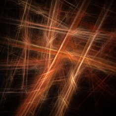 Digital Fractal on Black N1259