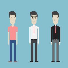 Men clothes set - Vector
