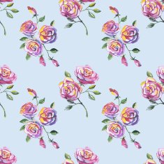 seamless pattern with beautiful roses N7