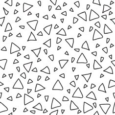 Triangle geometric seamless pattern Hand drawn design elements