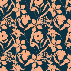 Seamless floral background pattern N58