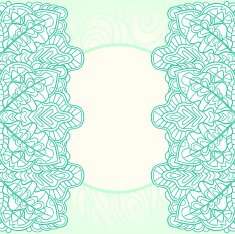 Ornate mint background