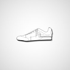 Abstract illustration on sneakers N31