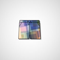Abstract illustration on shorts N35