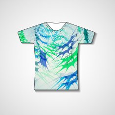 Abstract illustration on t-shirt N25
