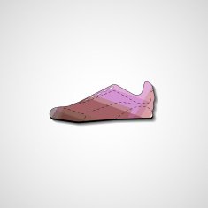 Abstract illustration on sneakers N35