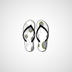 Abstract illustration on flip flops N38