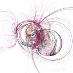 Digital Fractal on Black N1272