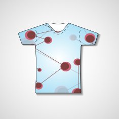 Abstract illustration on t-shirt N27