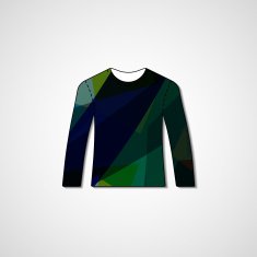 Abstract illustration on sweater N39