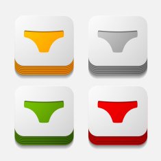 square button trunks N22