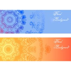 Floral decorative headers N3