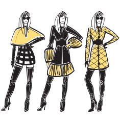 Women in furry coats