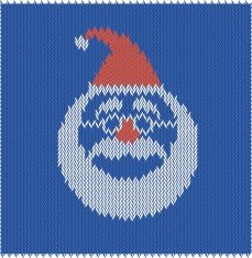 knitted Santa