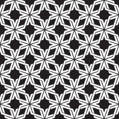 Chain mail of intersecting geometric shapes N2