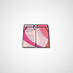 Abstract illustration on shorts N43