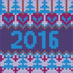 new year with knitted texture christmas