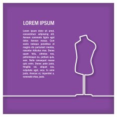 Tailor's man dummy Template