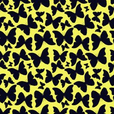 Seamless pattern with decorative colorful butterflies N3