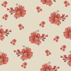 Seamless Vintage Flower Pattern N24