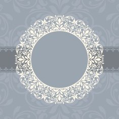 Vintage invitation card N40