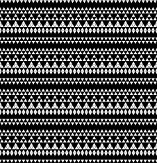 Tribal monochrome lace N24