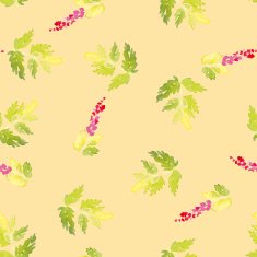 Watercolor flower pattern N70