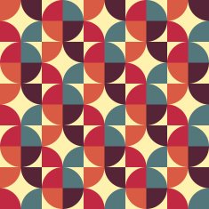 Retro abstract seamless pattern N12