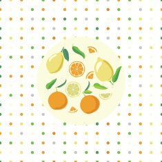 card with citrus