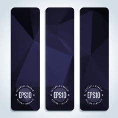 Abstract vector header banners N32