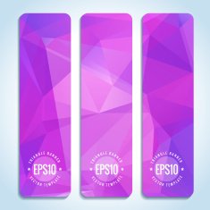 Abstract vector header banners N37