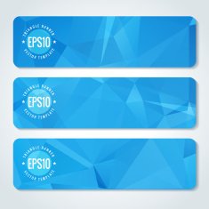 Abstract vector header banners N53