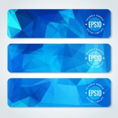 Abstract vector header banners N56