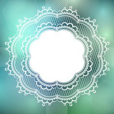 Vintage lace border