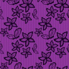 Flower and bytterfly lacy seamless background N2