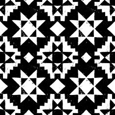Native american geometric pattern N16