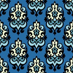 Damask seamless ornamental vector N2