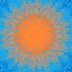 Seamless kaleidoscopic pattern