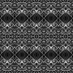 Seamless Abstract Tribal Pattern (Vector) N17