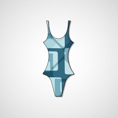 female swimsuit isolated N44