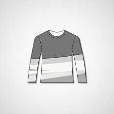 Abstract illustration on sweater N44