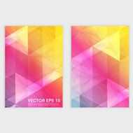 Vector background abstract polygon triangles N4