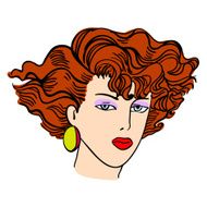 woman&#039;s face N9