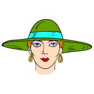 woman&#039;s face N12