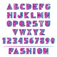 Elegant Floral Ornate Fashion Alphabet N2
