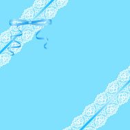 lace ribbon and bow