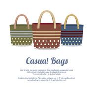 Set of Casual Handbags