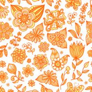 Seamless Floral Pattern N626